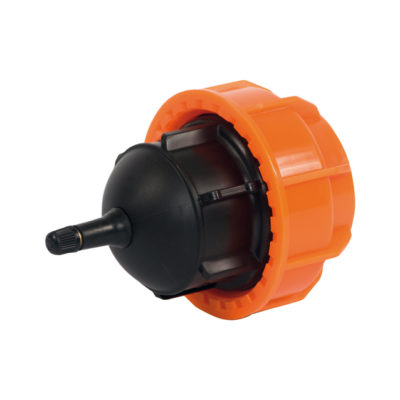 PlassCom Endkappe mit Ventil