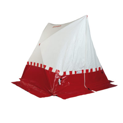 Spitzgiebelzelt mit Pop-Up Technik