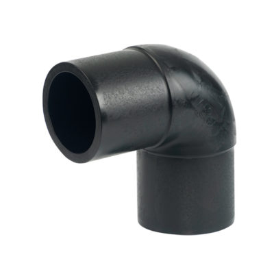 Winkel 90° lang, gespritzt, SDR 17