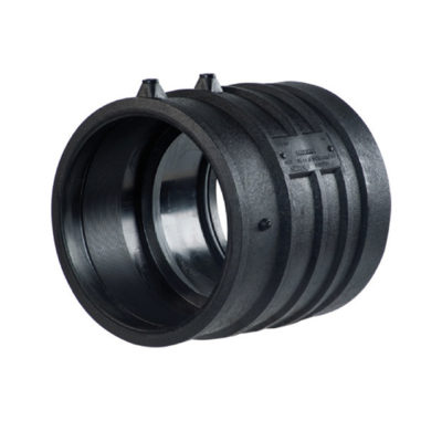 Übergangsmuffe PE-PVC/KG/PP, mit integr. E-Muffe