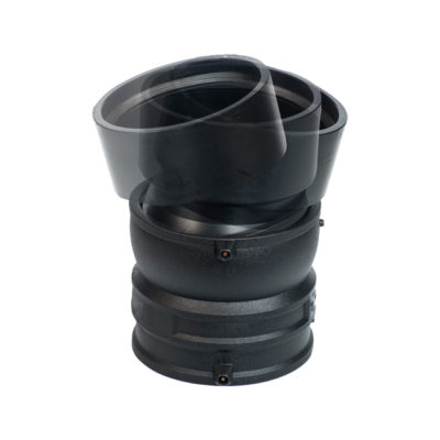 Flexwinkel, PVC/KG/PP Abgang 160, PE 80