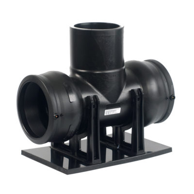 T-Stück 90° egal mit Standfuß (Kit)