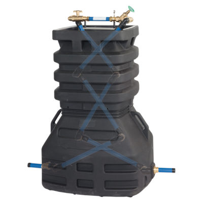 Wasserzähler-Schacht Q3 4,0 inkl. Kunststoff-Abdeckung Klasse A 15