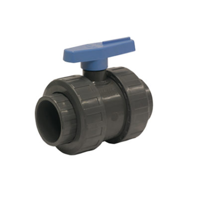 Kugelhahn mit Klebemuffe, radial ausbaubar, O-Ringe EPDM
