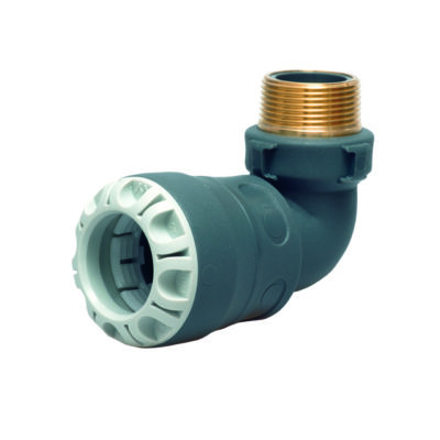 Winkel 90° AG Messing