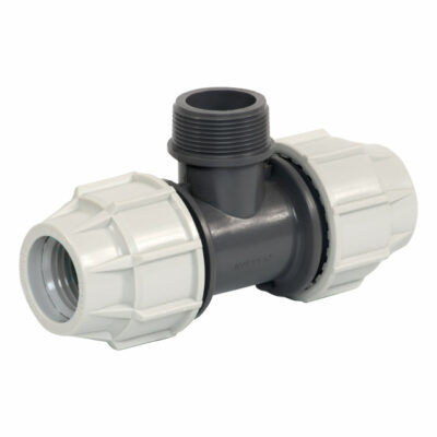 T-Stück 90°, Abgang AG PP