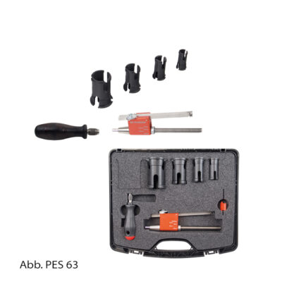 Rohrschälgerät ohne Akkuschrauber